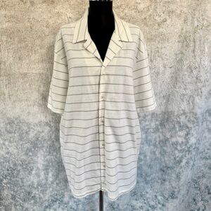 Madewell Striped Button Down Shirt - Large